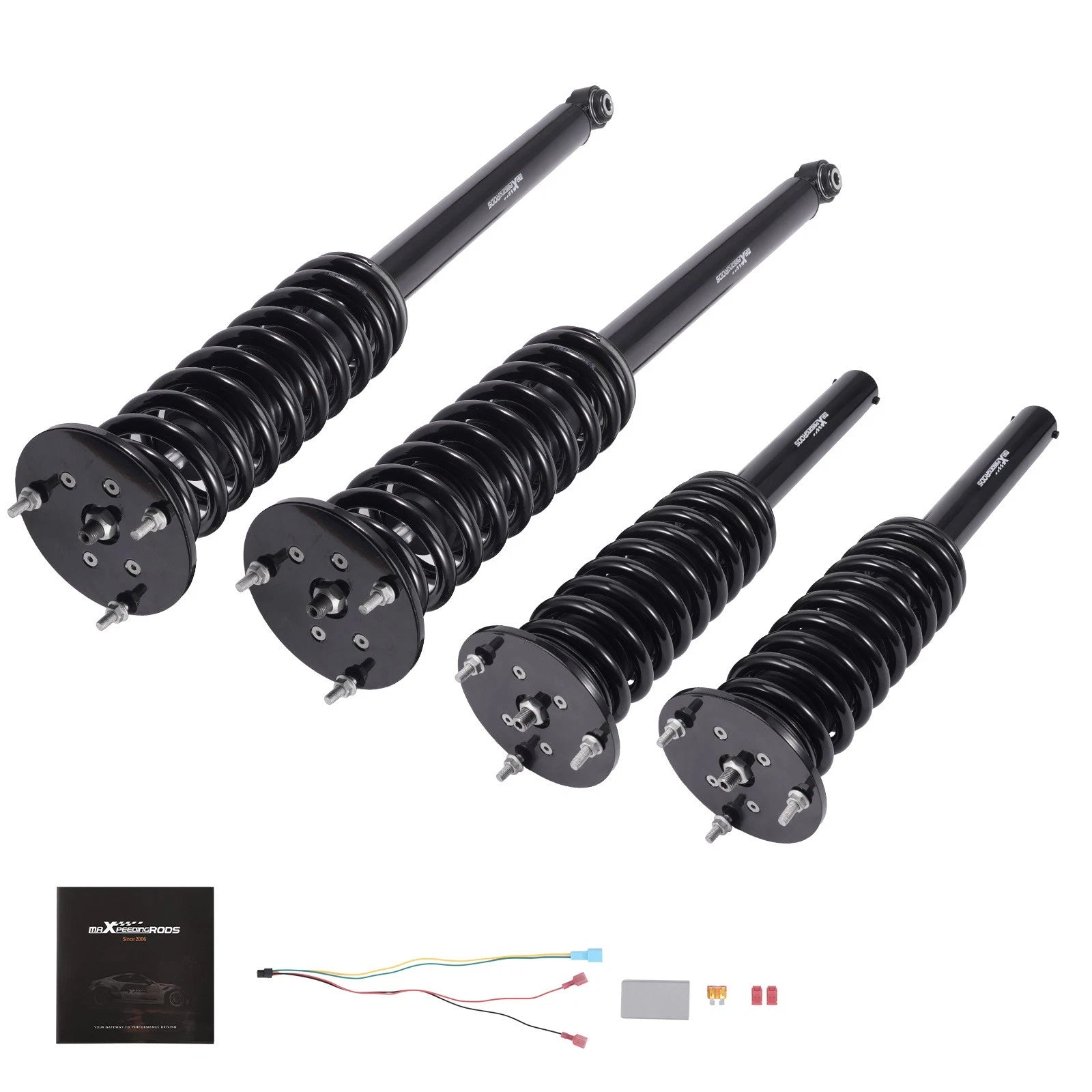 Air Suspension to Coil Spring Kit For 2007-2013 W221 S350 S500 S550 S600 RWD