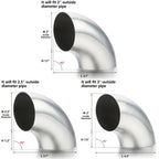 90 Degree Elbow Pipe for Automotive Exhaust Systems