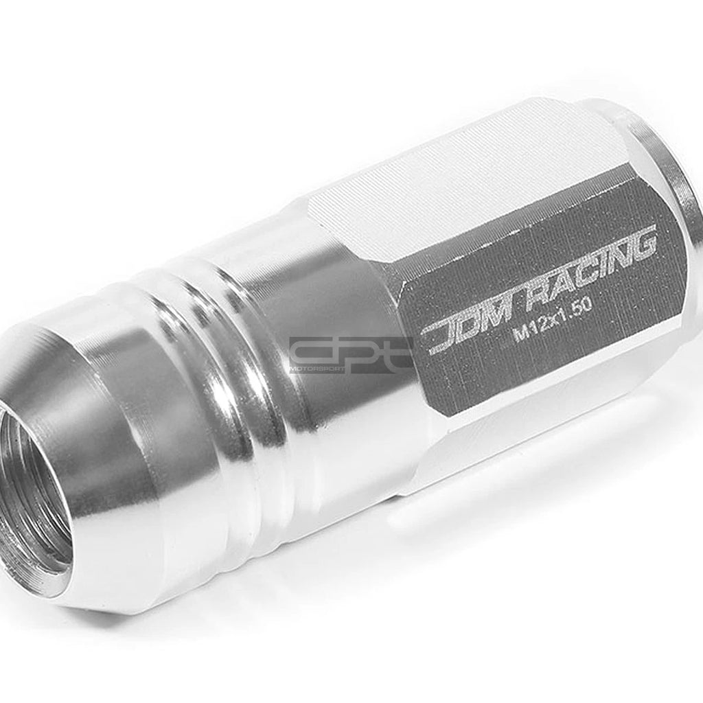 20 PCS Close End M12x1.5 50mm Tall Aluminum Lug Nuts + Adapter