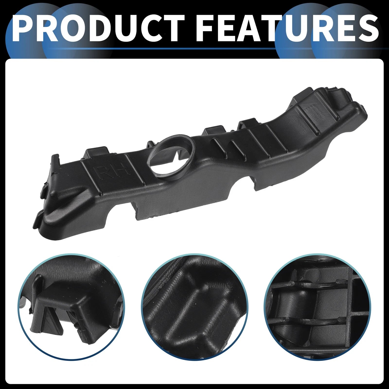 1pc Right Front Bumper Retainer Bracket No. 86552K2000 for Hyundai Venue (2020–2023)