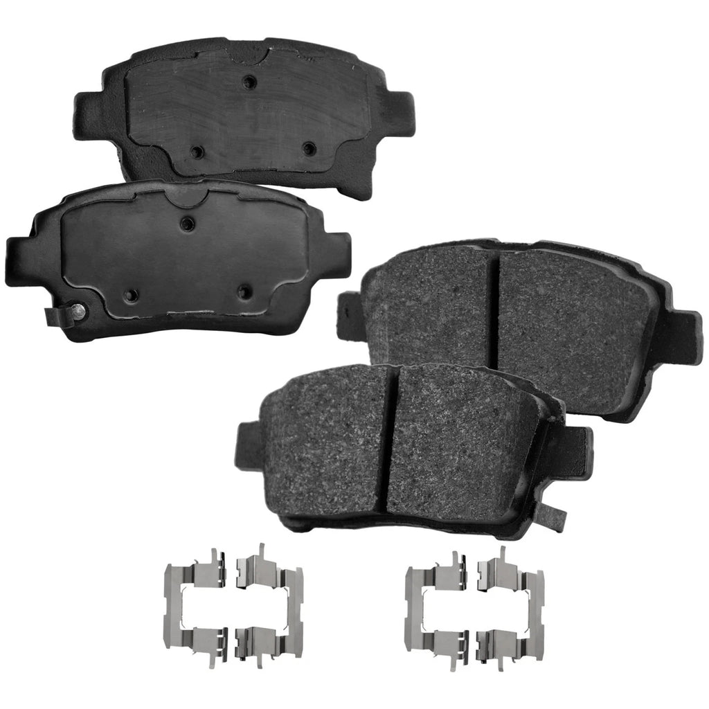 Front Brake Disc Rotors and Pads Kit for Toyota Prius (2004–2009)