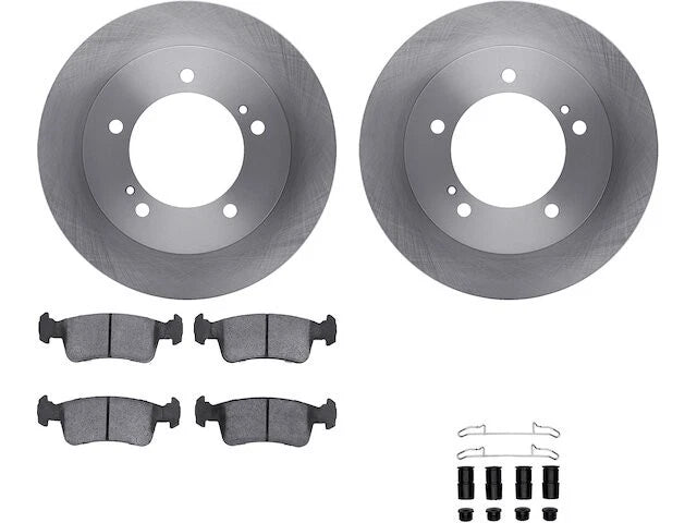 Front Brake Pad and Rotor Kit for Suzuki Samurai (1986–1994) WH566WV