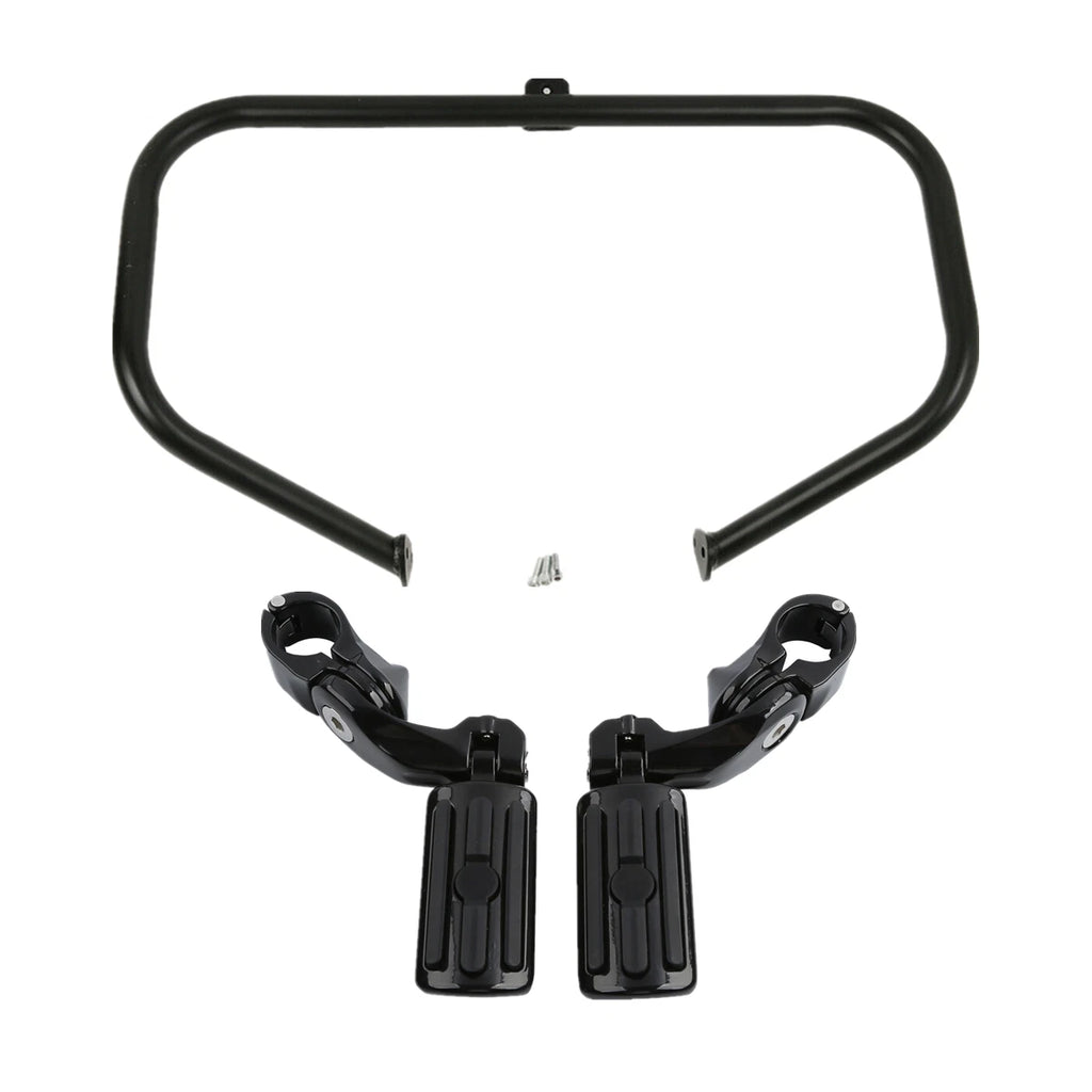 Engine Guard Crash Bar & Footpegs for Harley Touring Electra Road Glide (1997–2008)