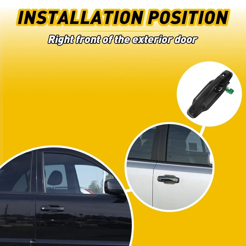 Front Right Passenger Side Exterior Door Handle for Kia Sorento (2003–2009)
