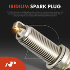 Set of 6 Ignition Coils & Iridium Spark Plugs for Nissan Altima Murano (2002–2022)