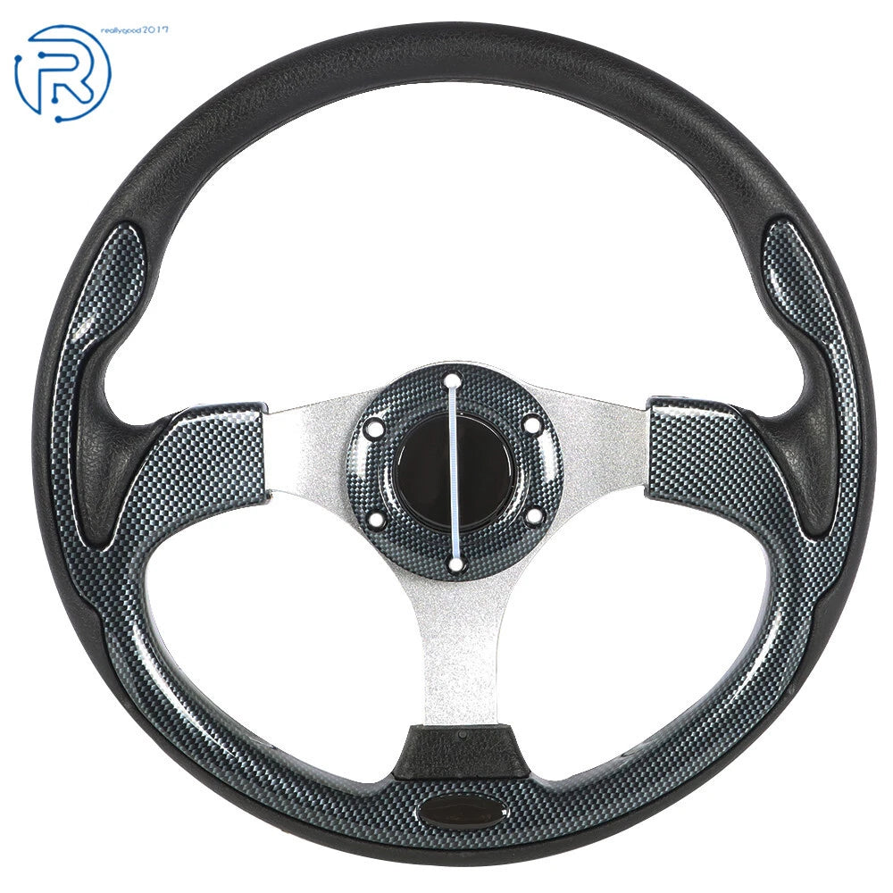 13 Inch Carbon Fiber Steering Wheel for Yamaha EZGO Club Car