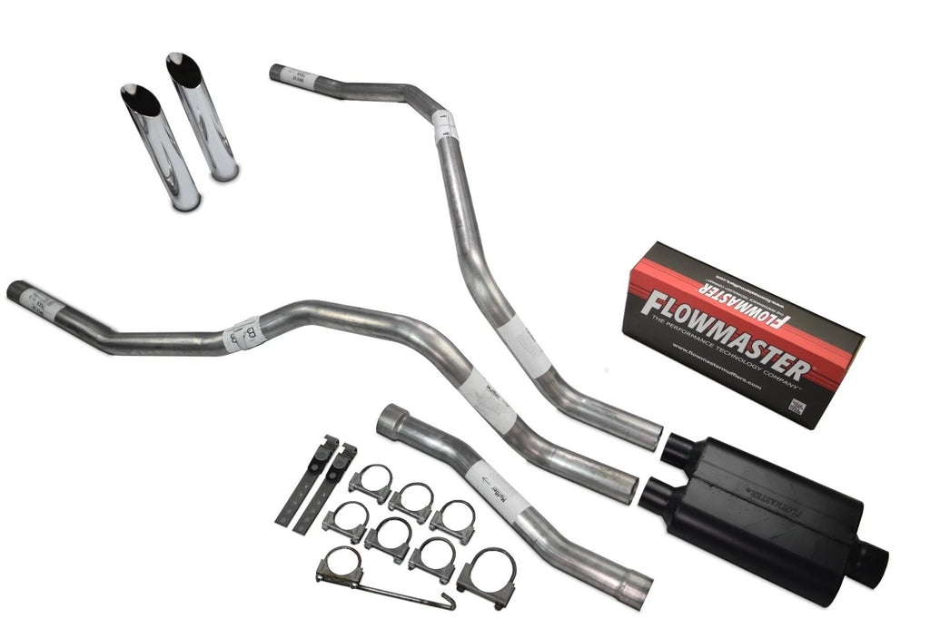 Dual Exhaust 2.5" Flowmaster Super 44 for Nissan Titan (2004–2006)