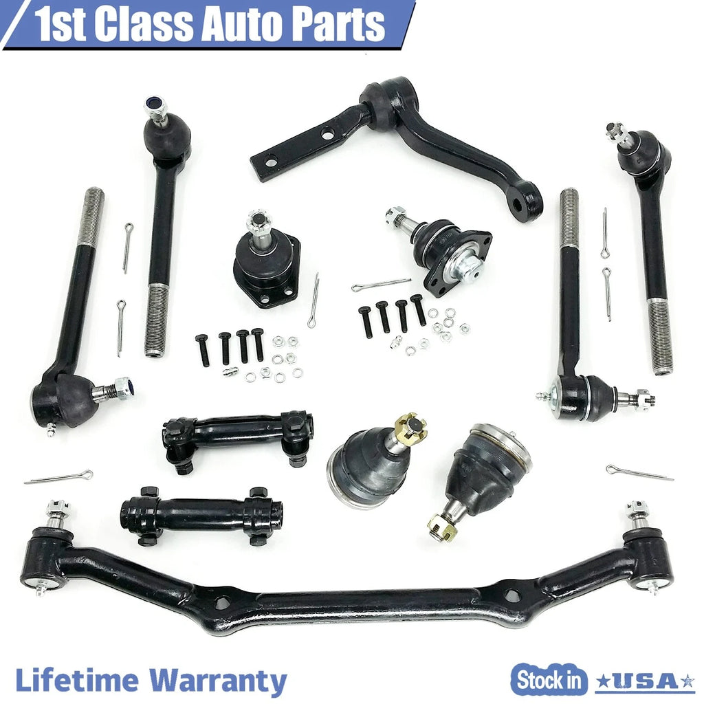 12pc Front Suspension Ball Joint Kit for Chevrolet Blazer S10 GMC Jimmy (1996–2020)