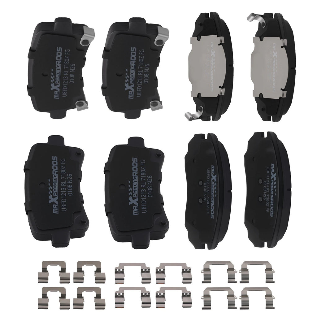 Ceramic Brake Pads Kit for Buick Allure LaCrosse Regal Chevy Malibu (2005–2016)