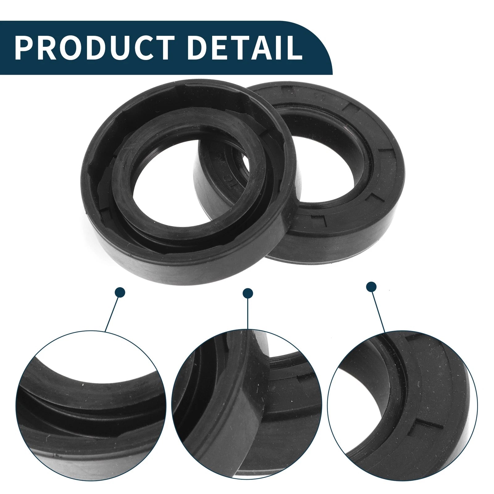 Set of 5 Oil Seal Rotary Shaft Seal NBR Rubber 28x47x11mm