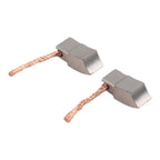 2X Carbon Brushes for Automotive Fan Motor Replacement with Wire and Springs