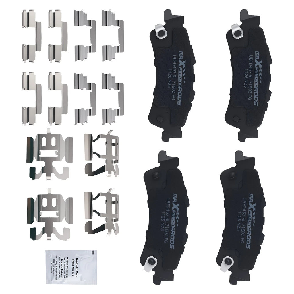 Rear Ceramic Brake Pads for Cadillac Escalade and Chevrolet Astro (2002-2005)
