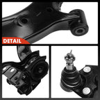 2X Front Lower Control Arms with Ball Joints for Honda CR-V (2007-2011)