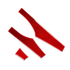 Carbon Fiber Red Interior Door Panel Trim for Hyundai Veloster (2019-2023)