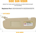 Set of 2 Sun Visors for Hyundai Elantra (2011–2015) Beige Right + Left
