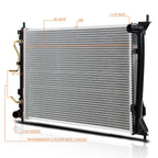 OE Aluminum Core Radiator for Kia Soul 2.0L (2010–2011) DPI-13134