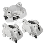Front Rear Brake Calipers & Pads for Arctic Cat Bearcat 454 (1996–1998) 375 (2002)