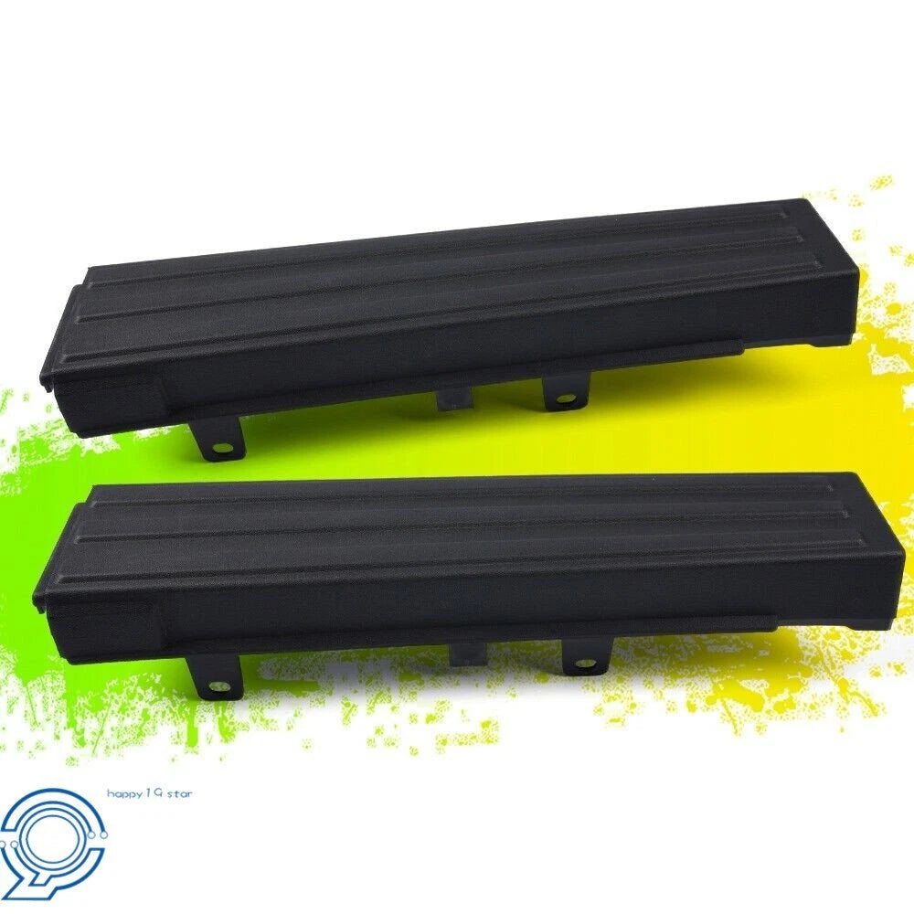 Set of 2 Black Flex Step Side Tailgate Molding Covers for Ford F-150 (2009–2014)