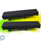Set of 2 Black Flex Step Side Tailgate Molding Covers for Ford F-150 (2009–2014)