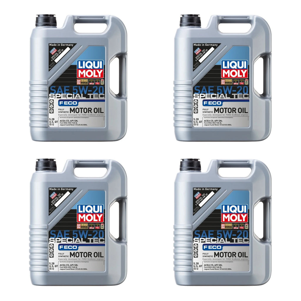 Set of 4 Liqui Moly Special Tec F ECO 5W-20 Engine Motor Oil (20L)