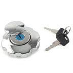 Gas Fuel Tank Cap Cover Locking W/ 2 Keys for Motorcycle Motorbike ATV