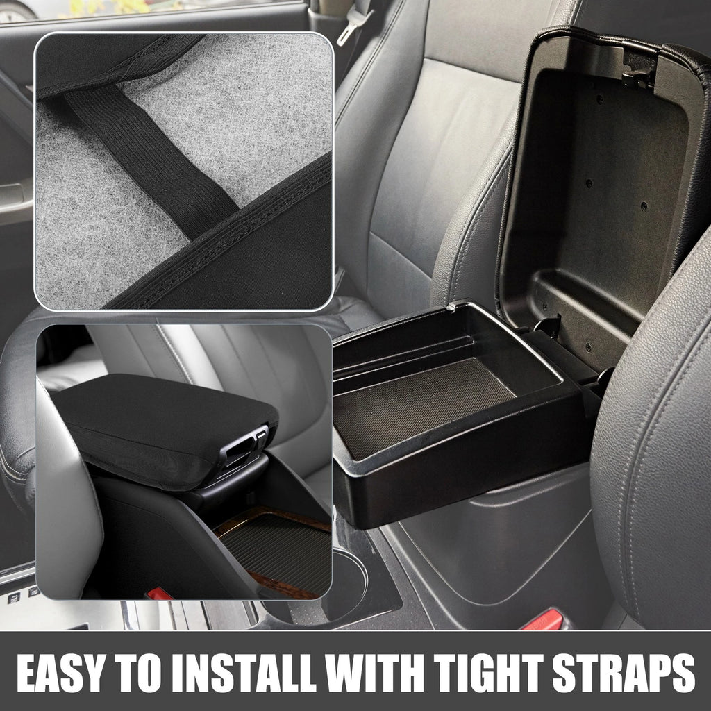 Center Console Armrest Cover for Nissan Sentra (2013–2019) Black