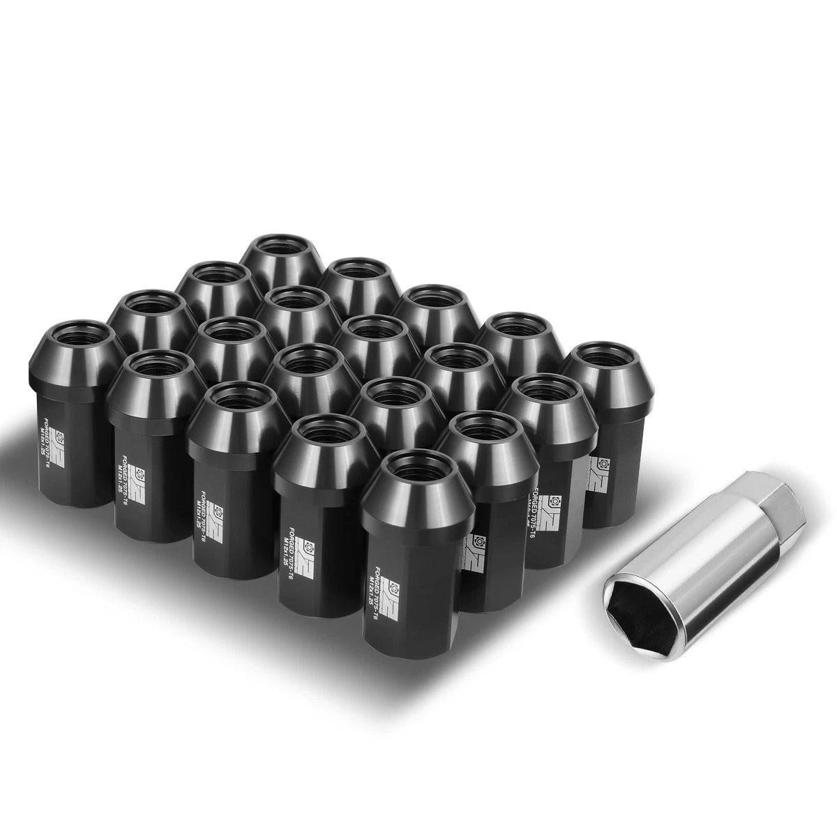Set of 20 Closed End Lug Nuts M12 X1.25 25mm OD for J2 Engineering