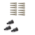 Set of Nylon Blades & Shoulder Bolts for Stihl (4111 710 8700 / 4111 007 1001)