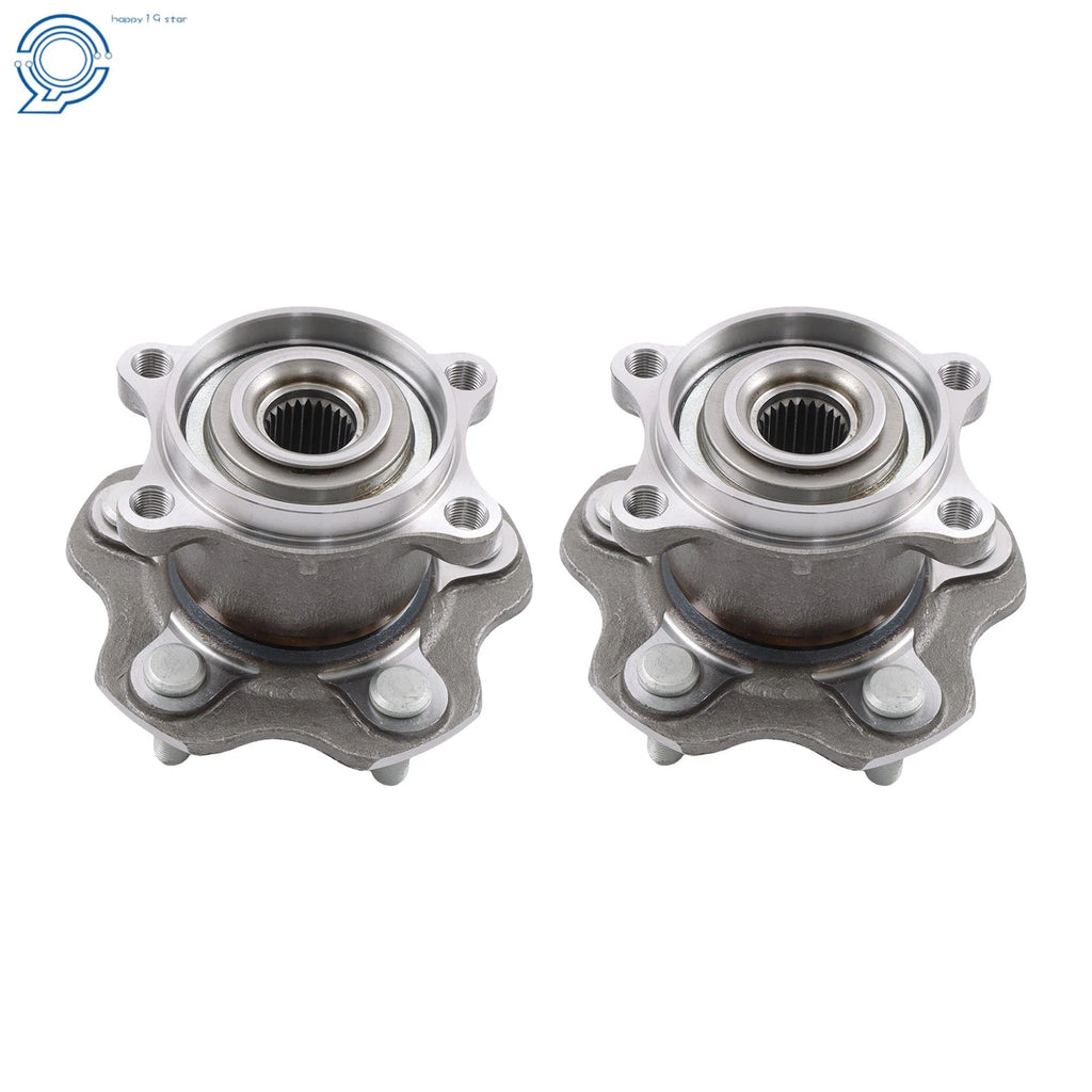 2X Rear Wheel Hub Bearings for Nissan Rogue (2008–2020) Juke (2011–2017) AWD