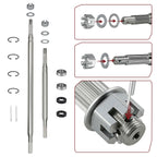 Rear Axle Shaft Set for EZGO RXV Electric Golf Cart (2008–Present)