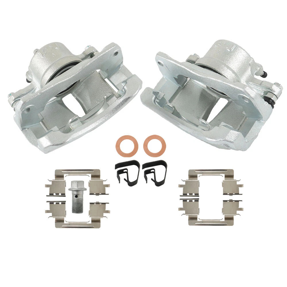 2X Front Brake Calipers with Bracket for Toyota Camry (2002-2006)