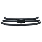 Set of 3 Black Front Upper Grille Bar Inserts for Ford Flex (2009â2012)