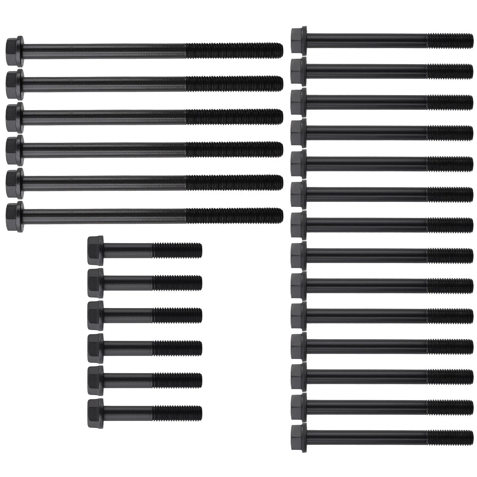 26 pcs Cylinder Head Bolts for Cummins 6BT Dodge Ram 5.9L (1989–1998) 3900046