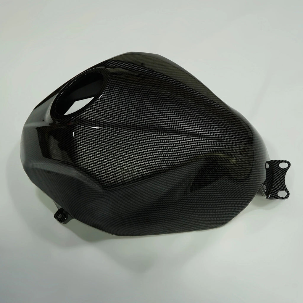 Carbon Fiber Gas Tank Cover for Kawasaki Ninja 400 (2018–2023)
