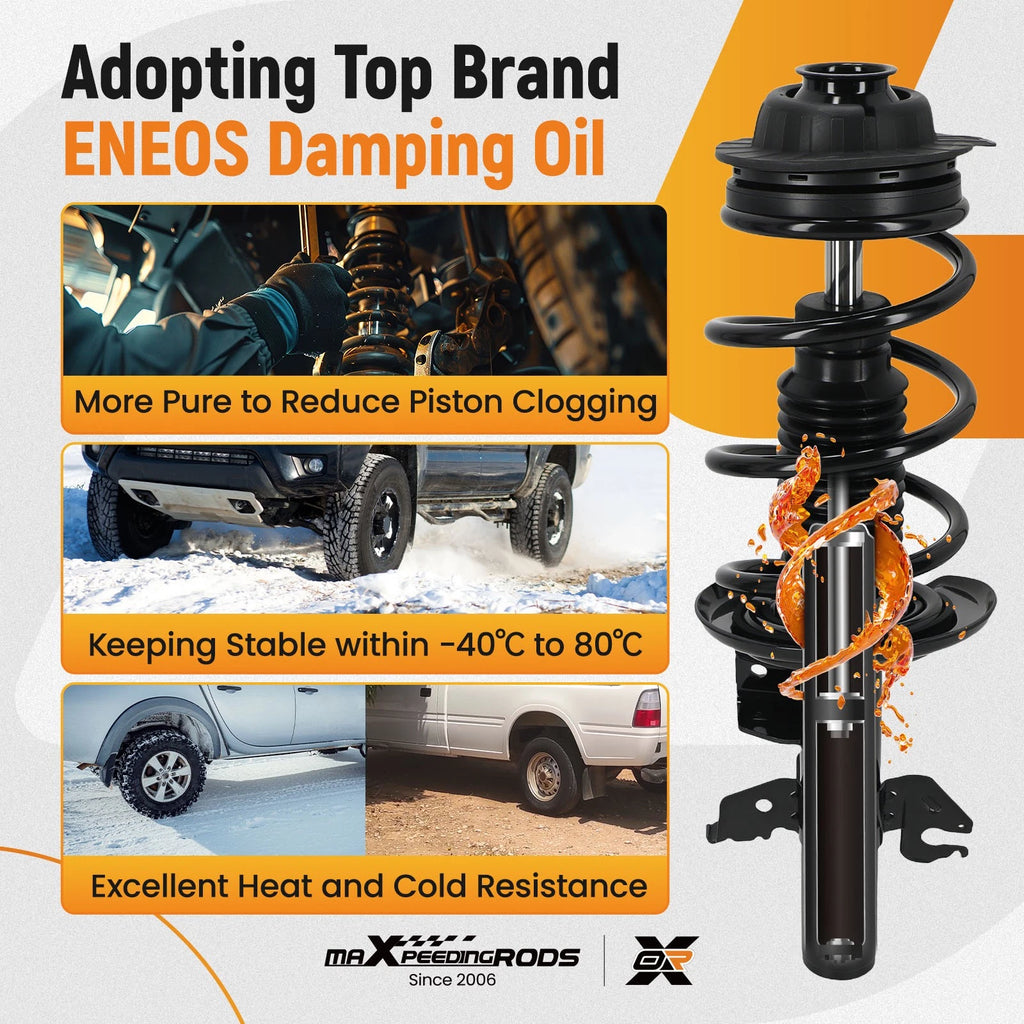 Front Rear Struts Shocks for Dodge Dart Limited Rallye (2013) 272641 272642 632642
