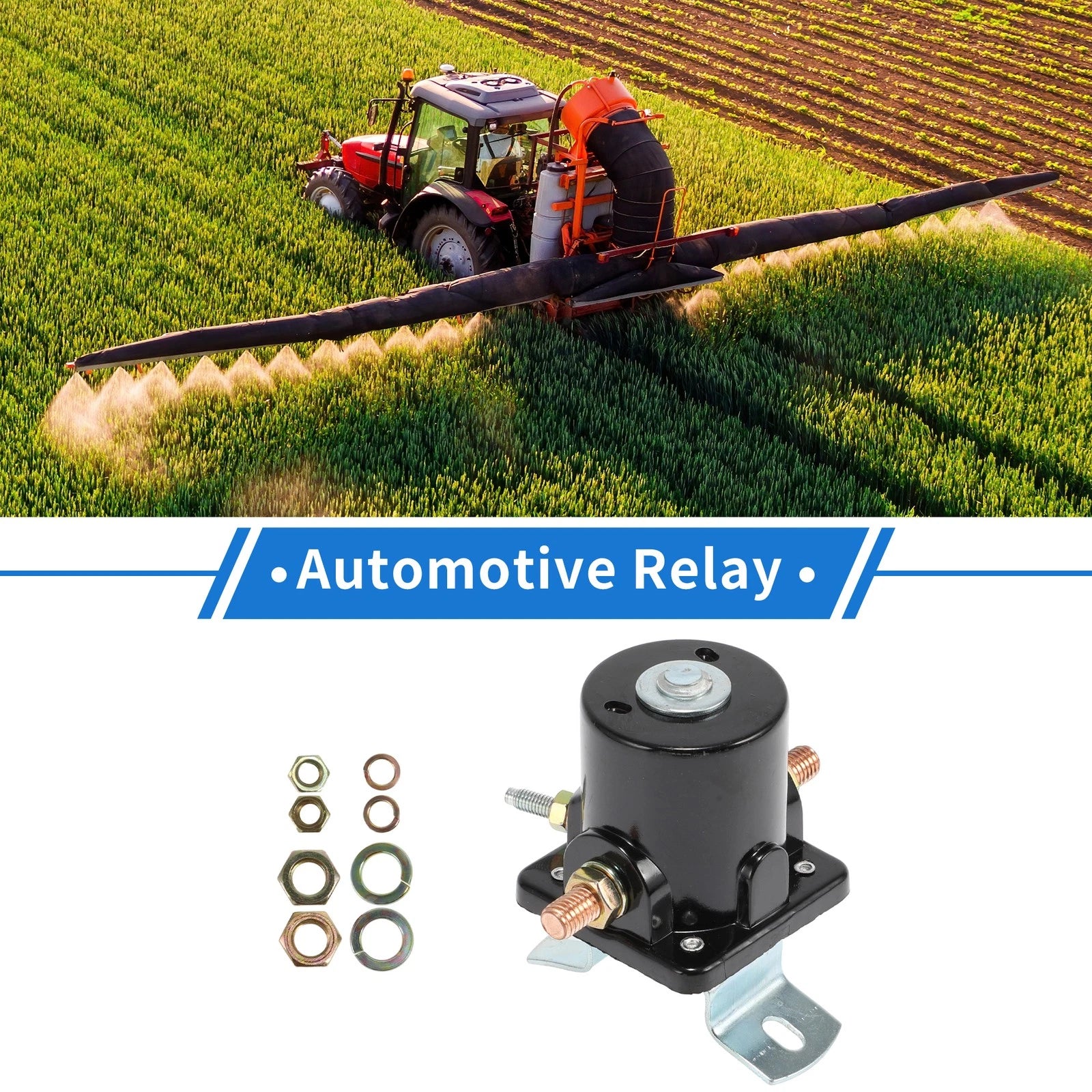 Set of 1 Starter Solenoid Relay 12V for Ford Tractor (Farm)