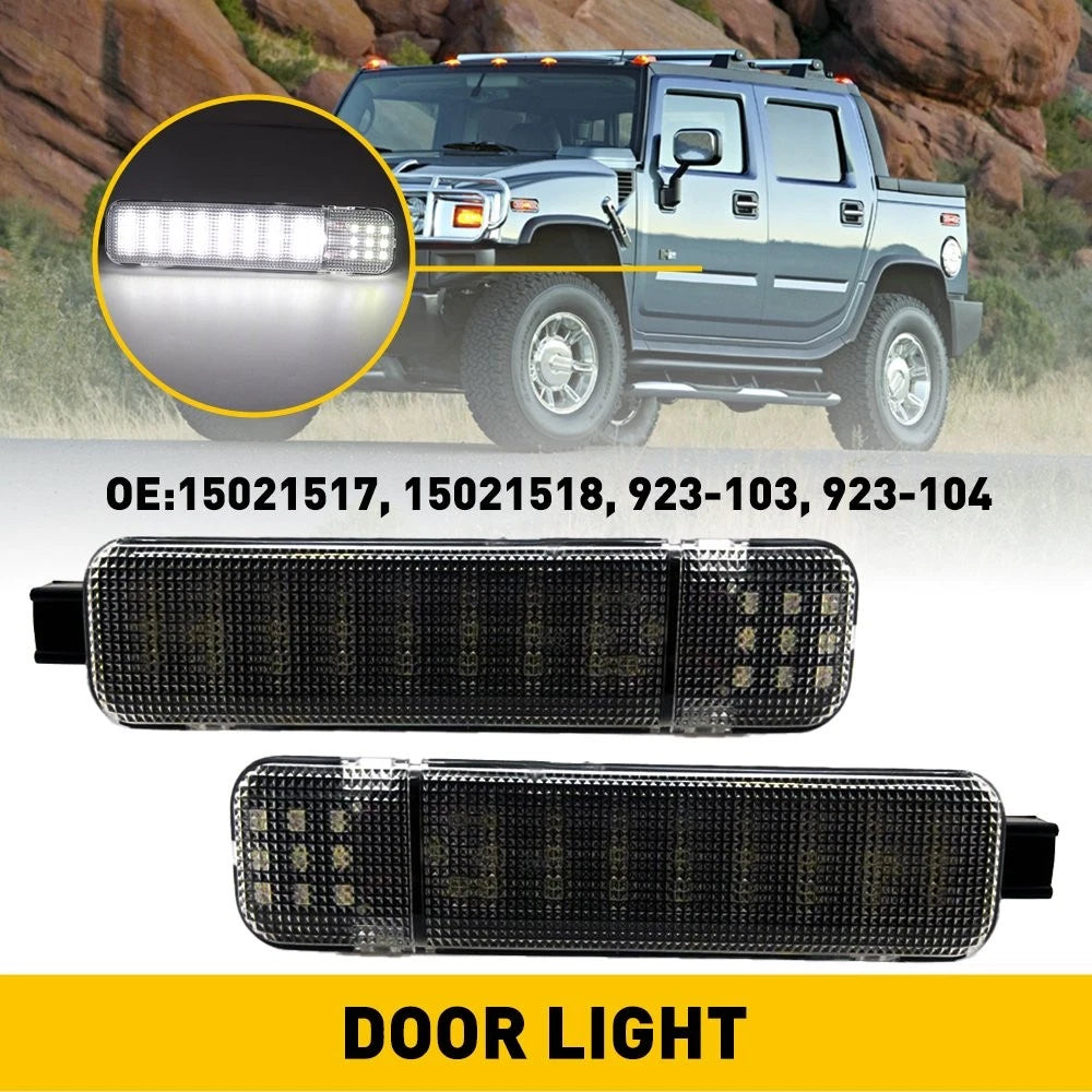 LED Door Courtesy Light for Chevy Silverado Suburban Tahoe GMC Yukon Sierra (H)