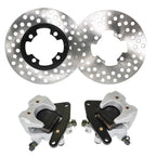 Front Brake Calipers & Rotors for Yamaha Grizzly 350 400 450 (2007â2014)