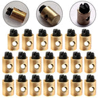 Set of 20 Brake Cable Nipple Screws for Motorcycle Throttle Connection