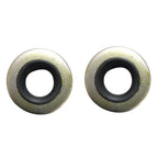 2Pcs Gearcase Lower Unit Oil Seal for OMC Cobra Johnson Evinrude (321788, 0307563)