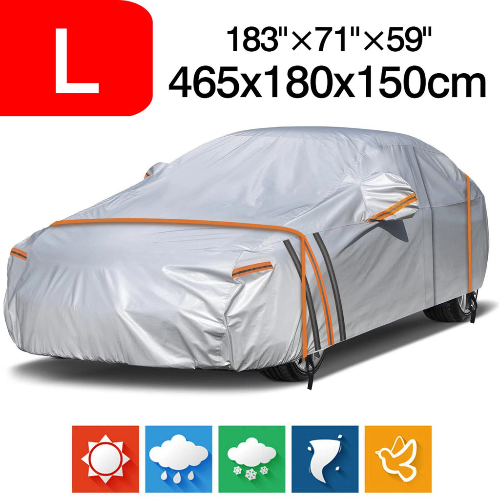 Car Cover for Sedan (Waterproof, Outdoor Protection)