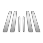09-14 Chrome 6pc Pillar Covers to fit Hyundai Genesis - P3649