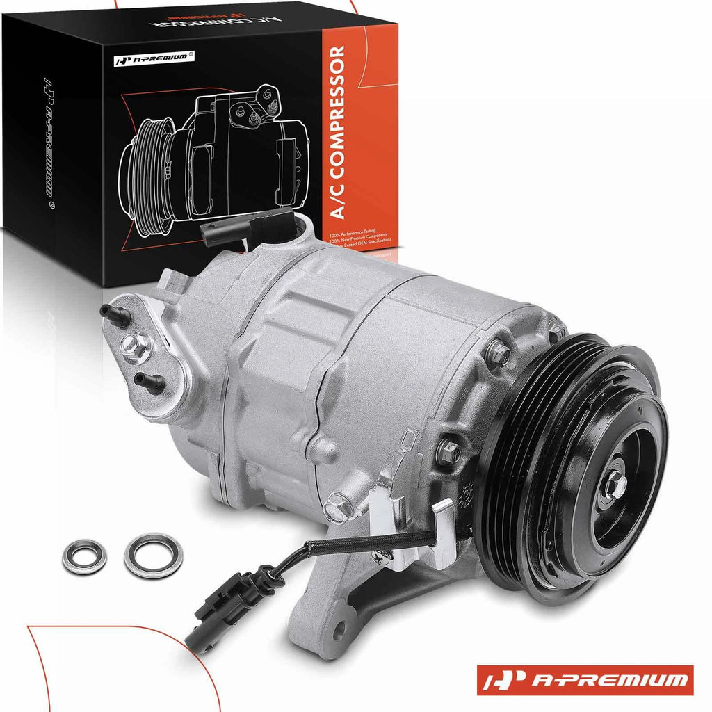 A/C Compressor with Clutch for Chevrolet Silverado GMC Sierra (2007–2013)