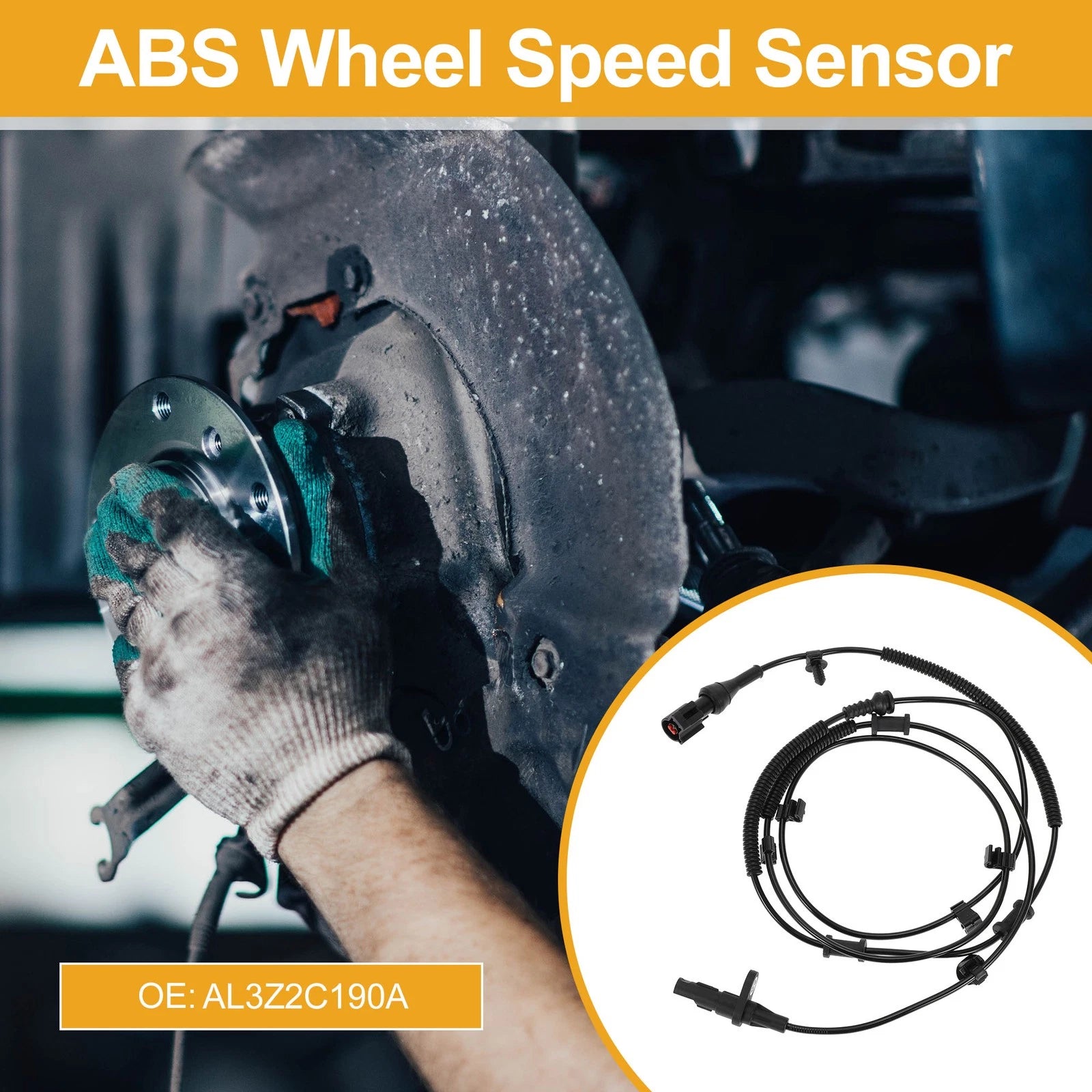 ABS Wheel Speed Sensor No.AL3Z2C190A for Ford F-150 (2004–2020)