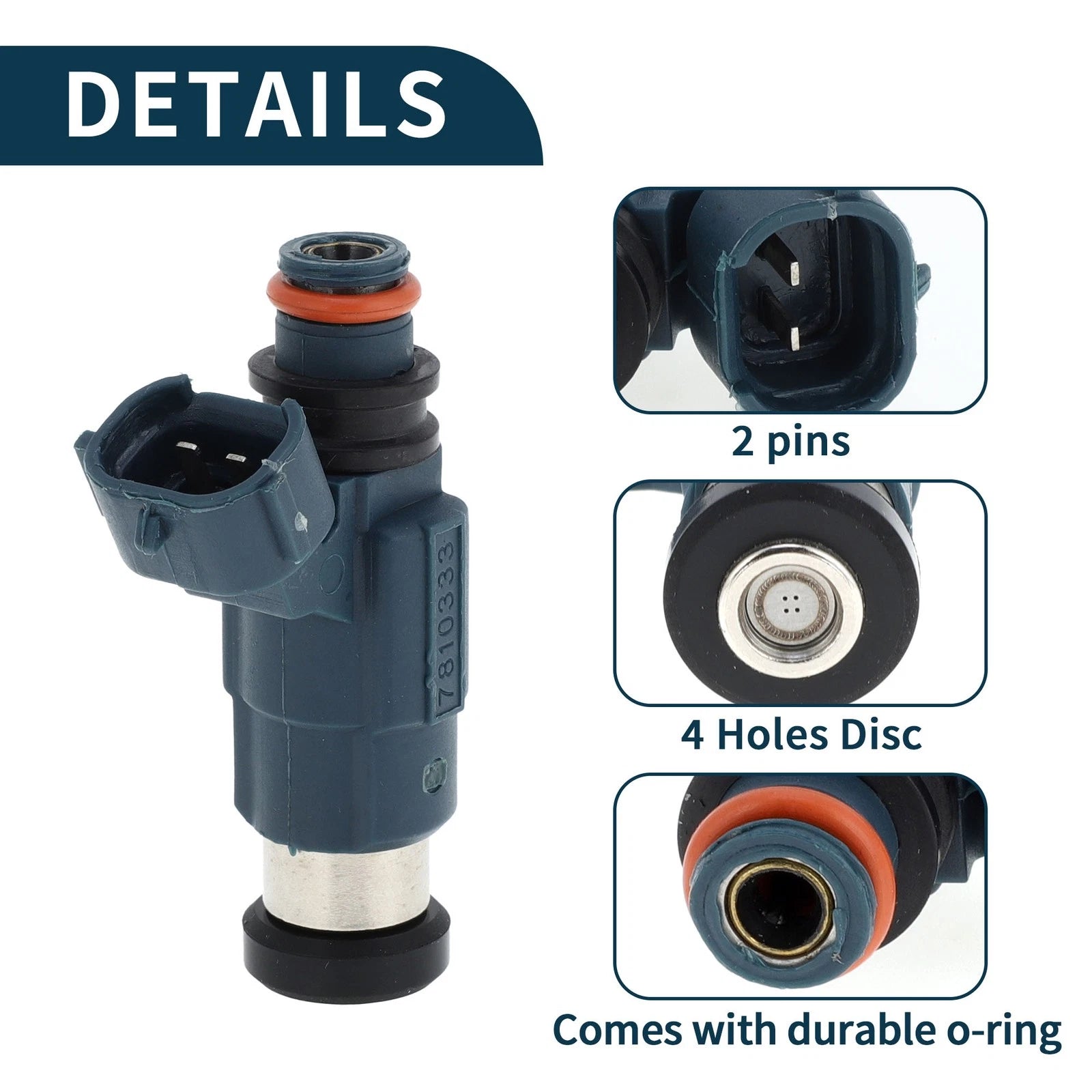 Fuel Injector No.INP-781 for Mazda 626 ES LX 2.0 (2000–2001)