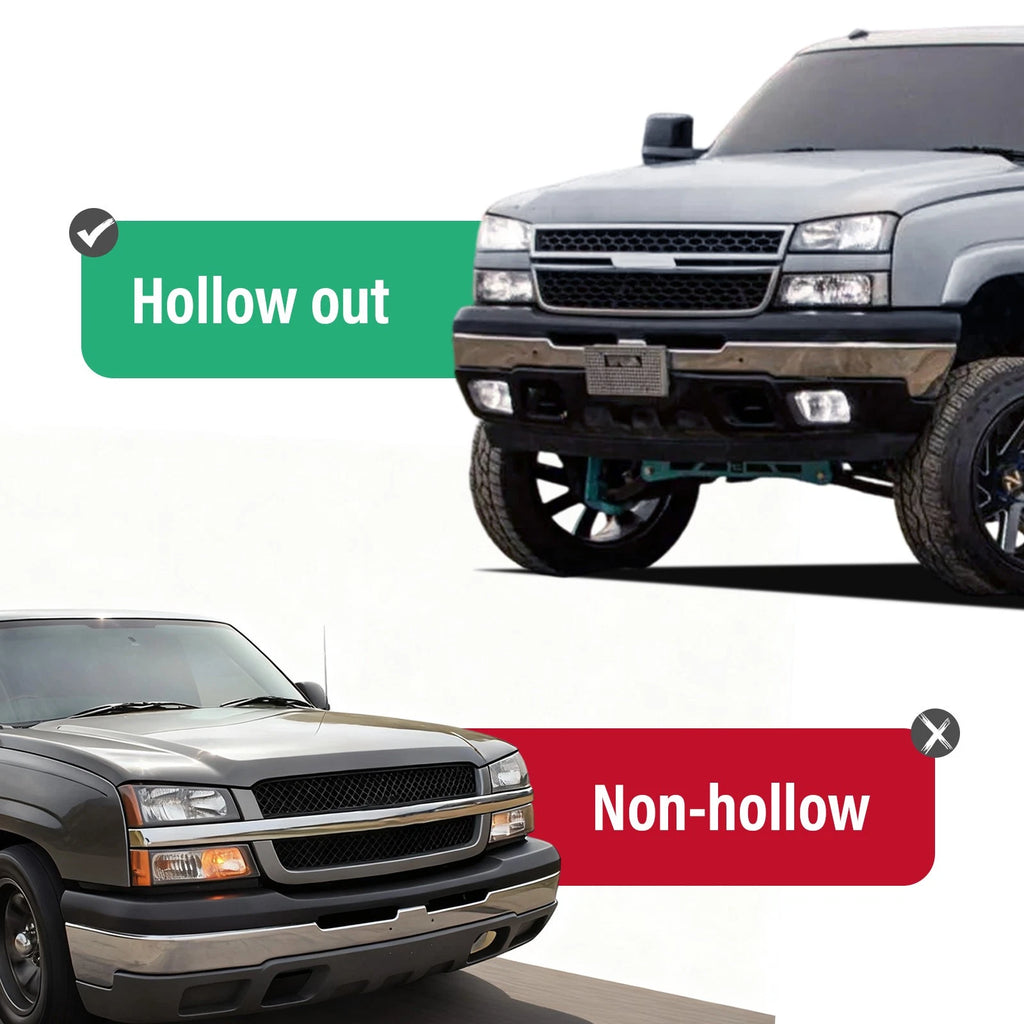 Chrome Honeycomb Grille for Chevrolet Silverado 1500/2500/3500 HD (2003–2007)