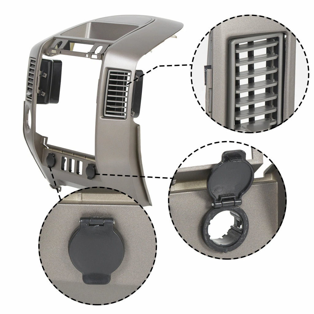Instrument Panel Lid Dash Radio Bezel for Nissan Titan Armada (2004–2006)
