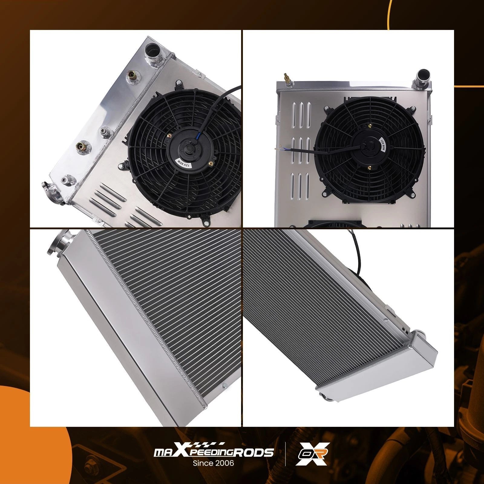 3 Row AT Radiator Shroud Fan for Cadillac Calais 7.7L (1968–1974)