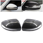Set of 2 Mirror Cover Caps for Mercedes-Benz W205 W213 W222 W253 (2014–2018) Carbon Look LHD
