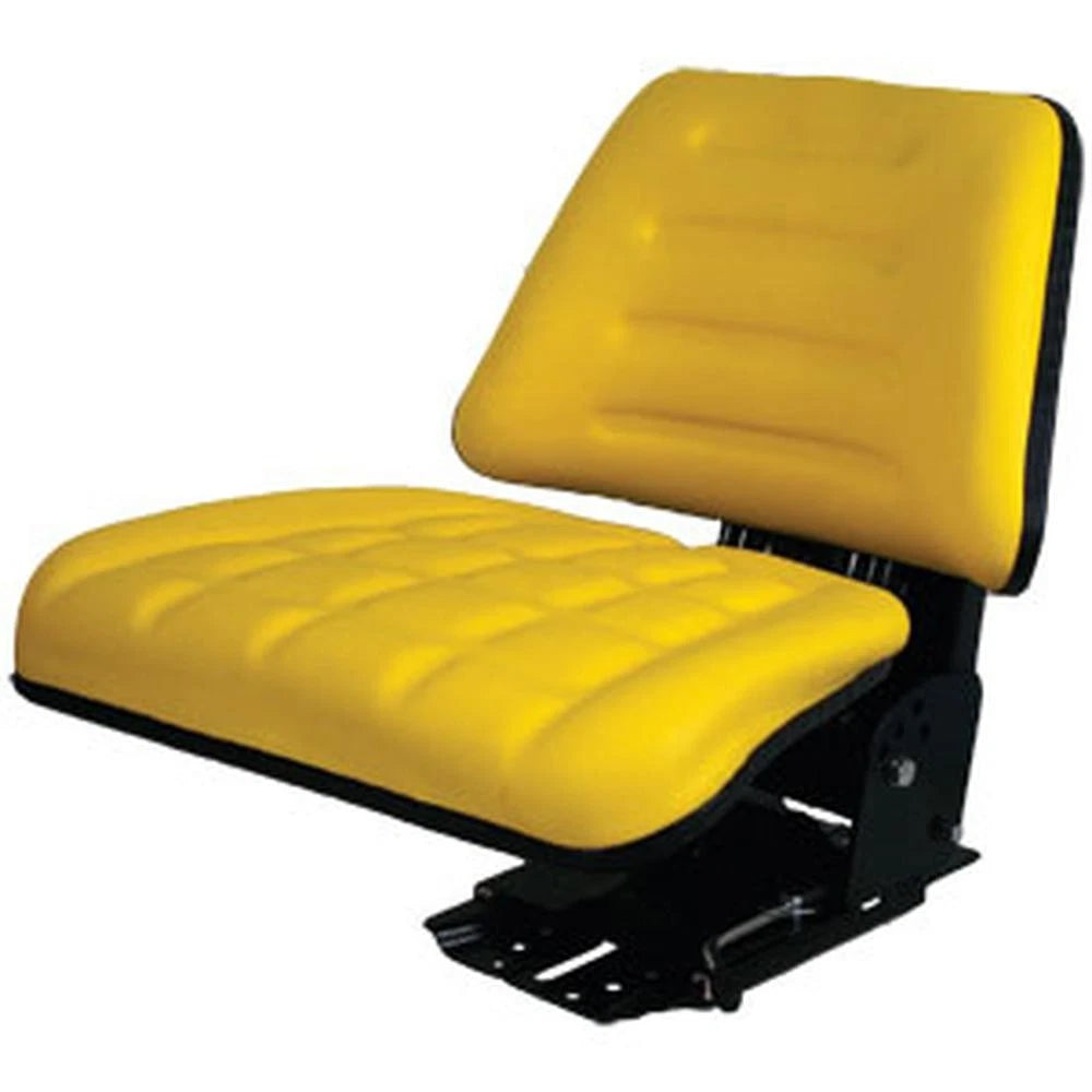 TF222YL Yellow Back Flip Up Seat for John Deere Tractors